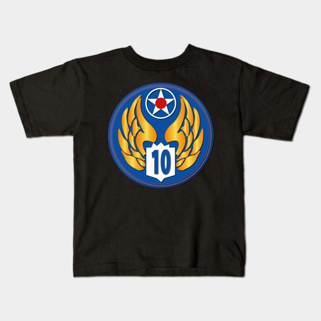 AAC - 10th Air Force wo Txt Kids T-Shirt by twix123844